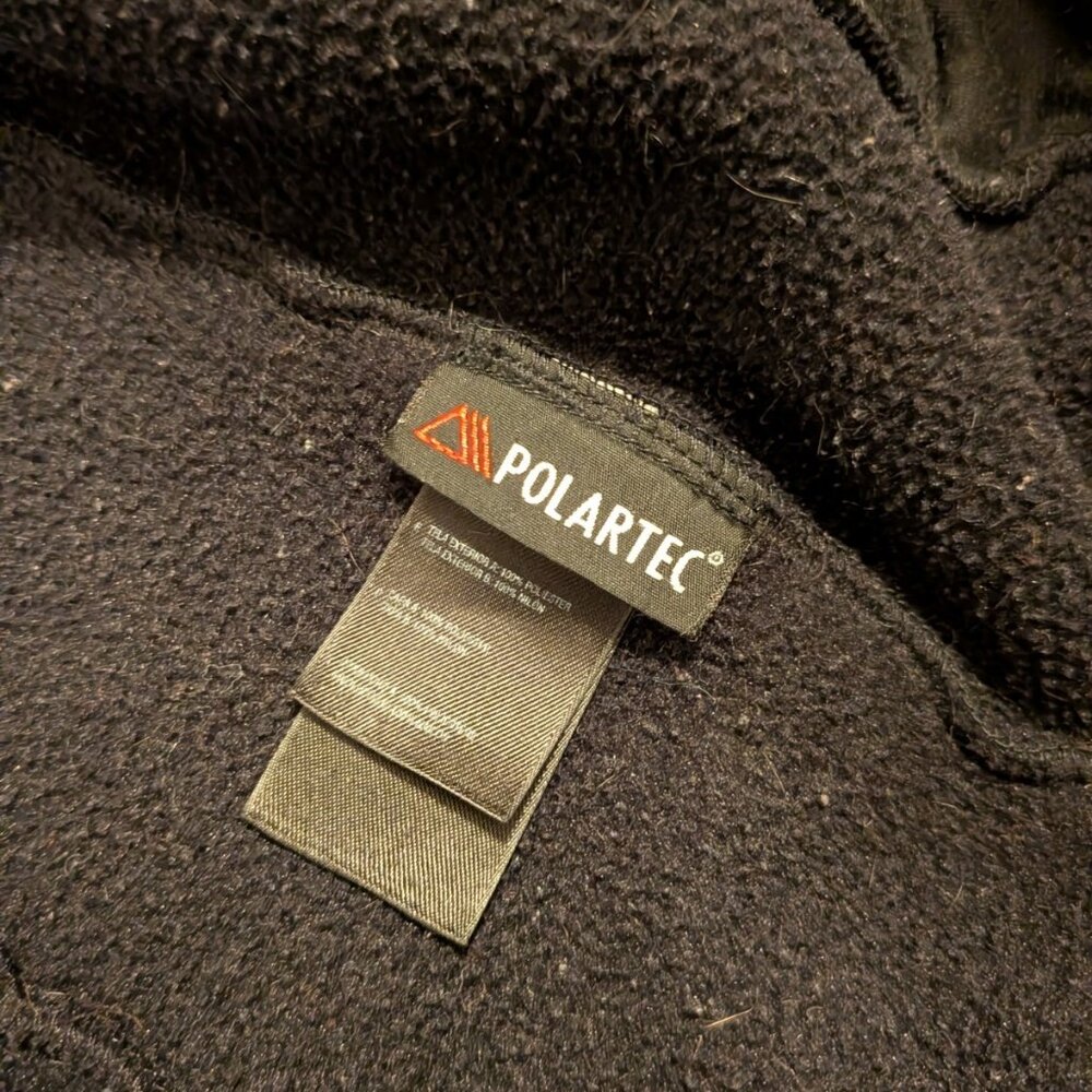 The North Face Black Denali Polartec Fleece Jacket Full Zip Youth Girls Size XL - Picture 6 of 13